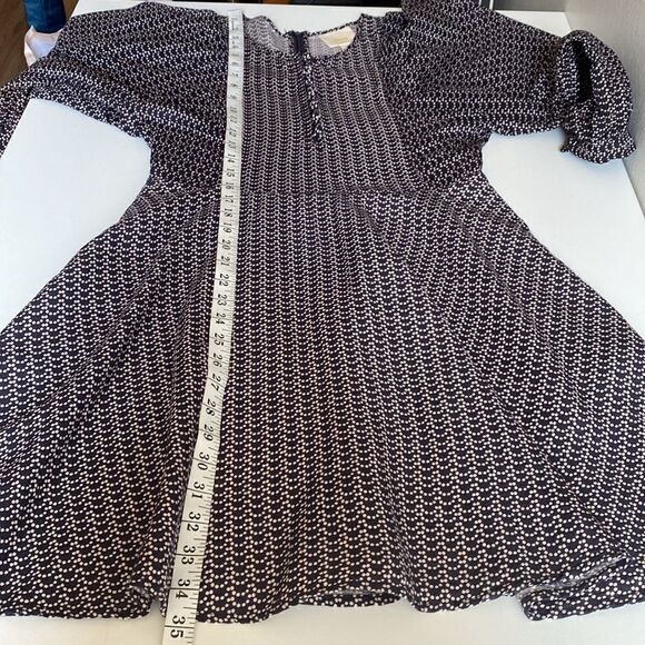 Anthropologie Maeve Navy Polka Dot Nilaya Dress Size Small - Picture 11 of 13